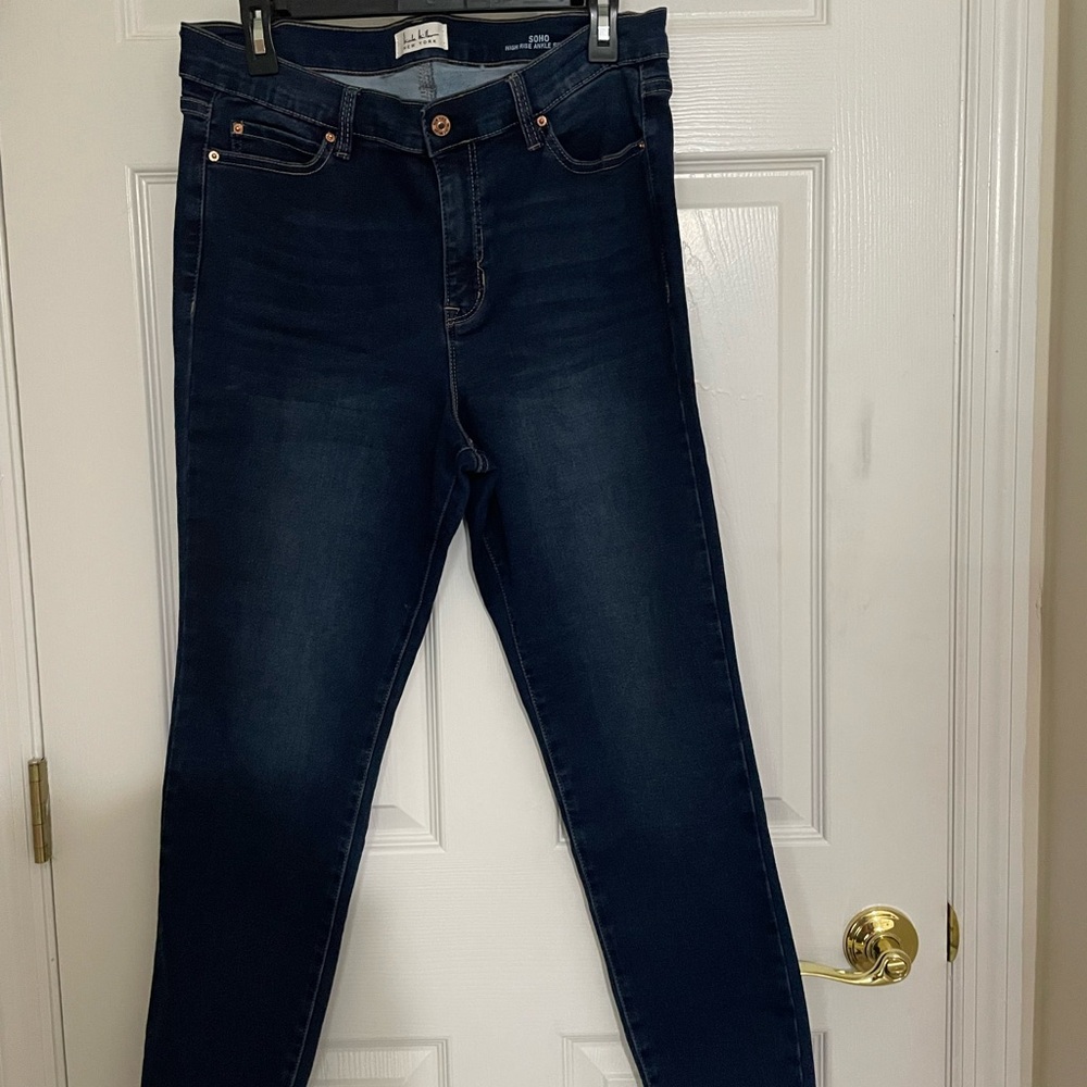 Nicole Miller Blue Skinny Jeans